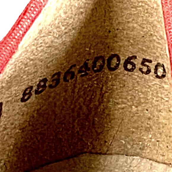 REMONTE Red Polka Dot Wedge Heels Womens US 6-6.5 Retro 50s Pin Up Rockabilly - Picture 9 of 11